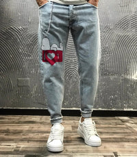 JEANS - HAMEN - DIPINTO A MANO - ART. SNOOPY