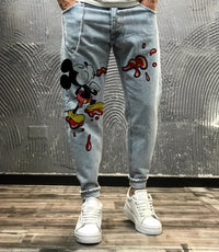JEANS - HAMEN - DIPINTO A MANO - ART. TOPOLINO 10