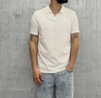 POLO COLLO DERBY JERSEY - BERNA - ART. 2431952 - COL. BIANCO