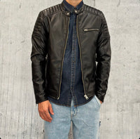 GIUBBINO BOMBER ECOPELLE - ONLY&SONS - ART. 22029646 - COL. BLACK