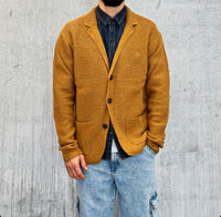 CARDIGAN BLAZER HEAVY GAUGE - BERNA- *ART. 23303237 - COL. CAMMELLO