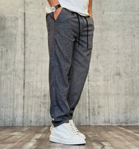 PANTALONE CROPPED CON COULISSE - BERNA - *ART. 23317014 - COL. GRIGIO