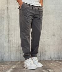 PANTALONE ELASTICO VITA BERNA - 22018614 (21012114) (200006414) - COL.GRIGIO