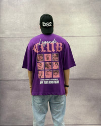 T-SHIRT OVERSIZE OFF THE SYSTEM LEGENDS CLUB - PLUS EIGHTEEN - ART. OV-6217