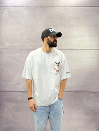 T-SHIRT OVERSIZE OFF THE SYSTEM ORSO - PLUS EIGHTEEN - ART. PA-6994