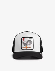 CAPPELLO GOORIN BROS BLACK WHITE COCK