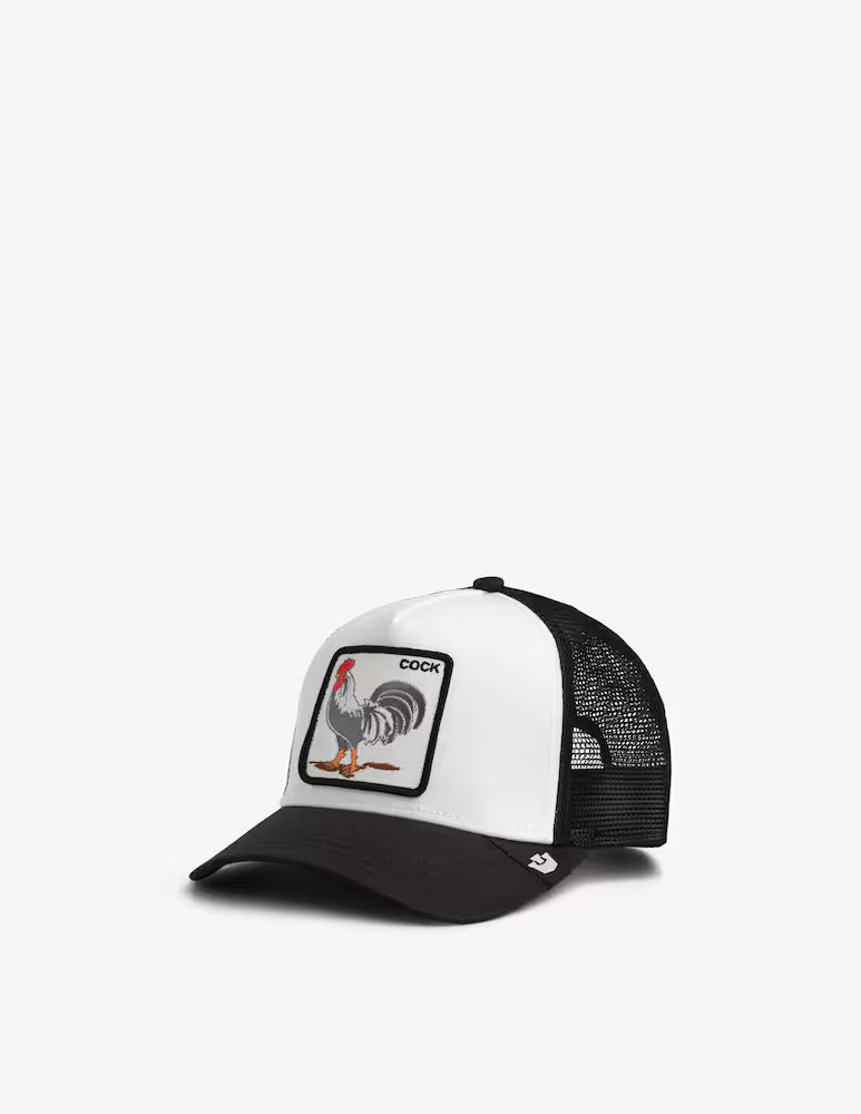 CAPPELLO GOORIN BROS BLACK WHITE COCK