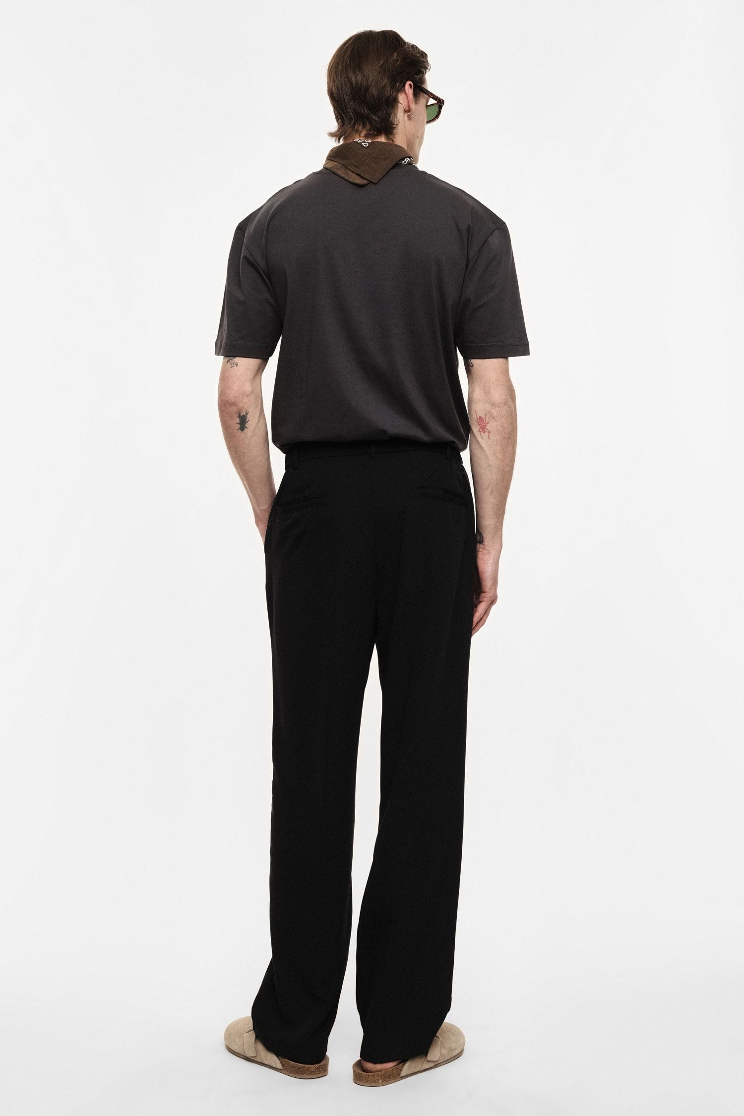 PANTALONI IMPERIAL REGULAR FIT CON PINCE E TASCHE LATERALI ART P89793KSH2