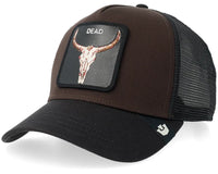 CAPPELLO GOORIN BROS BLACK BROWN DEAD SKULL