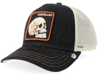 CAPPELLO GOORIN BROS DENIM SKULL DARK ART CANCELLED