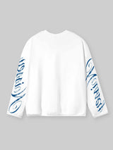 T-SHIRT NOISSEY LONG SLEEVE STAMPA CROCE