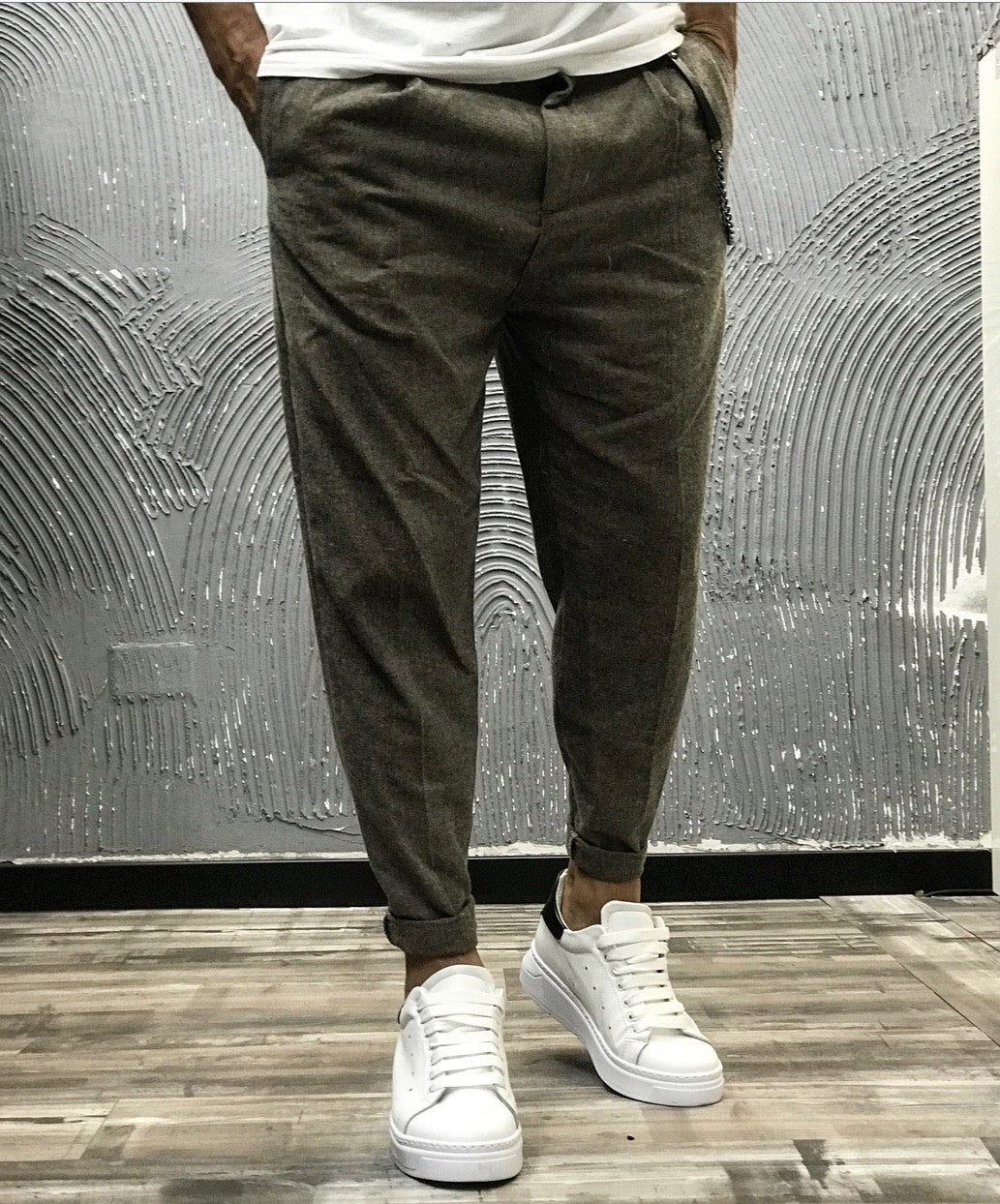 PANTALONE10 BL11 SPIGATO BEIGE ART BL 19278