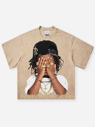 T-SHIRT NOISSEY SABBIA  BOXYFIT OVERSIZE ART HIP HOP KID