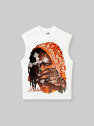 T-SHIRT CANOTTA NOISSEY WHITE ART BANDANA