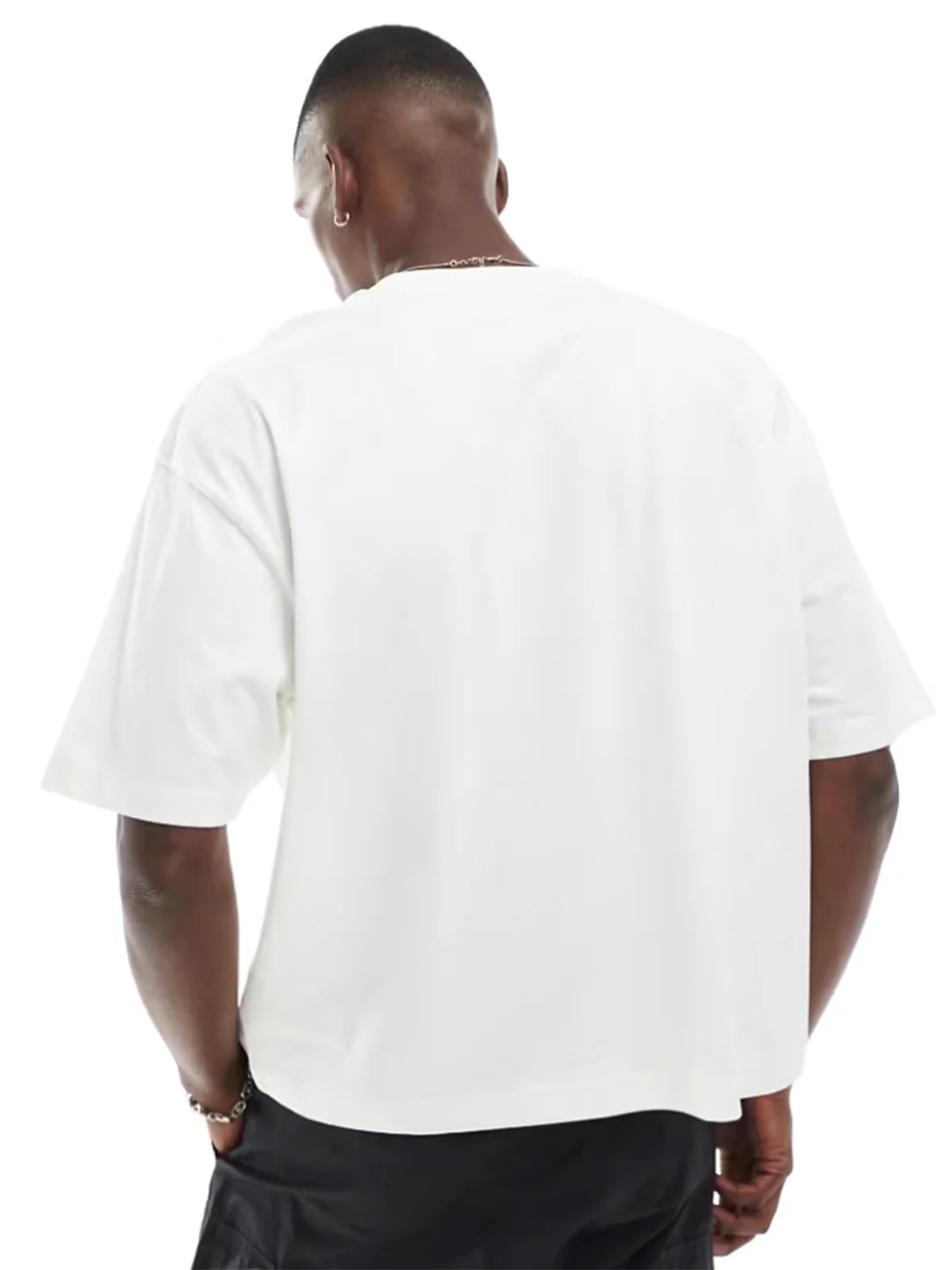 T-SHIRT NOISSEY BOXYFIT OVERSIZE BIANCA ART BOCCA BLUE