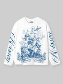 T-SHIRT NOISSEY LONG SLEEVE STAMPA CROCE