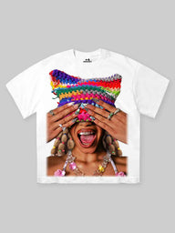 T-SHIRT NOISSEY OVERSIZE BIANCA ART CAT