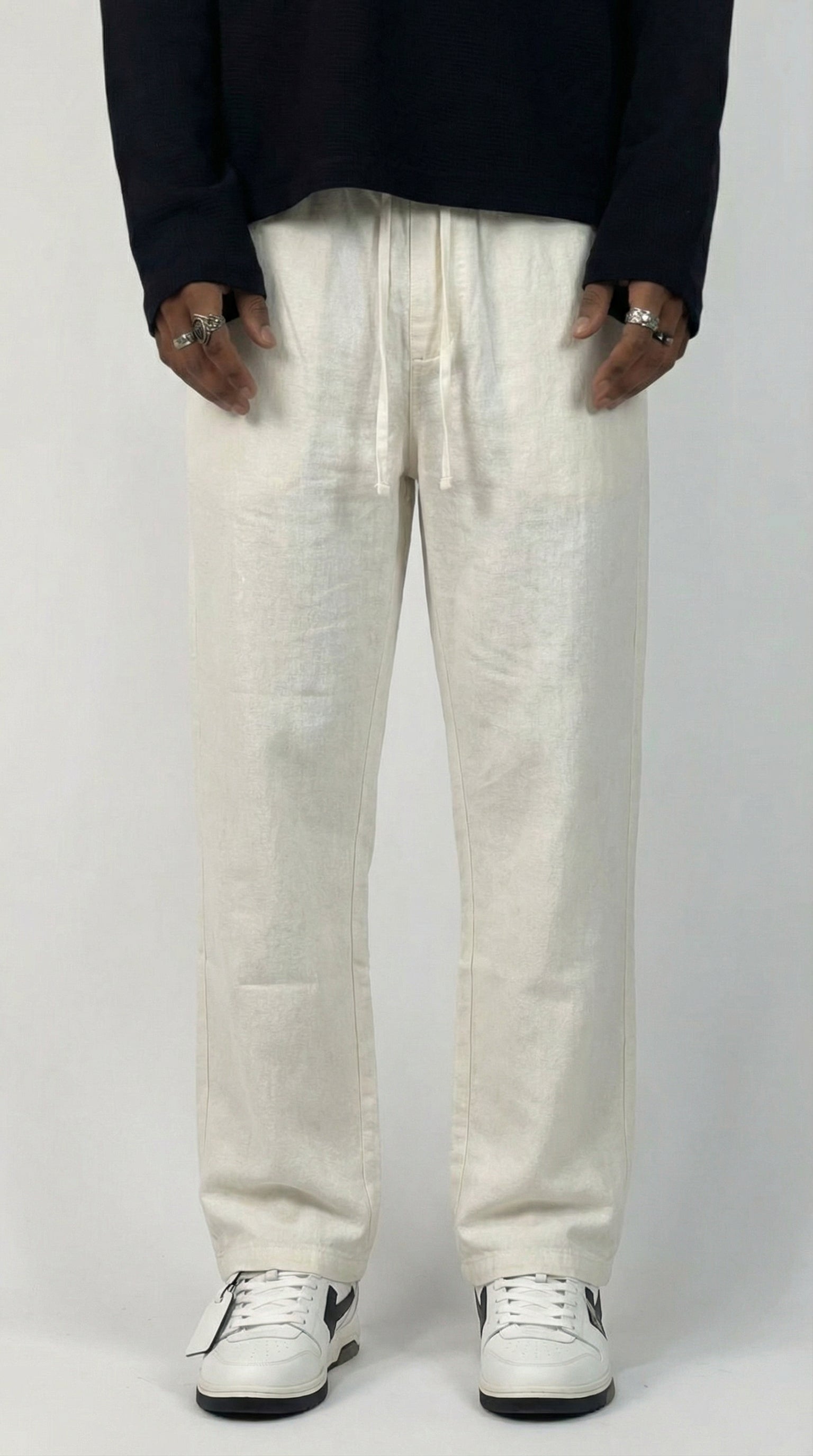 PANTALONE LINO WHITE - ONLY&SONS - ART. 22024966