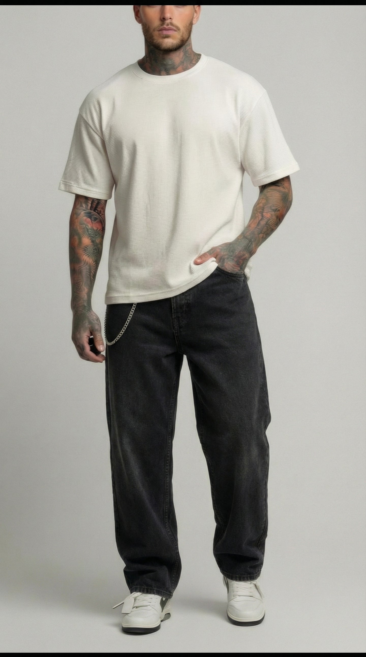 JEANS UOMO  LOOSE FIT  BLACK - ONLY&SONS - ART. 22026778