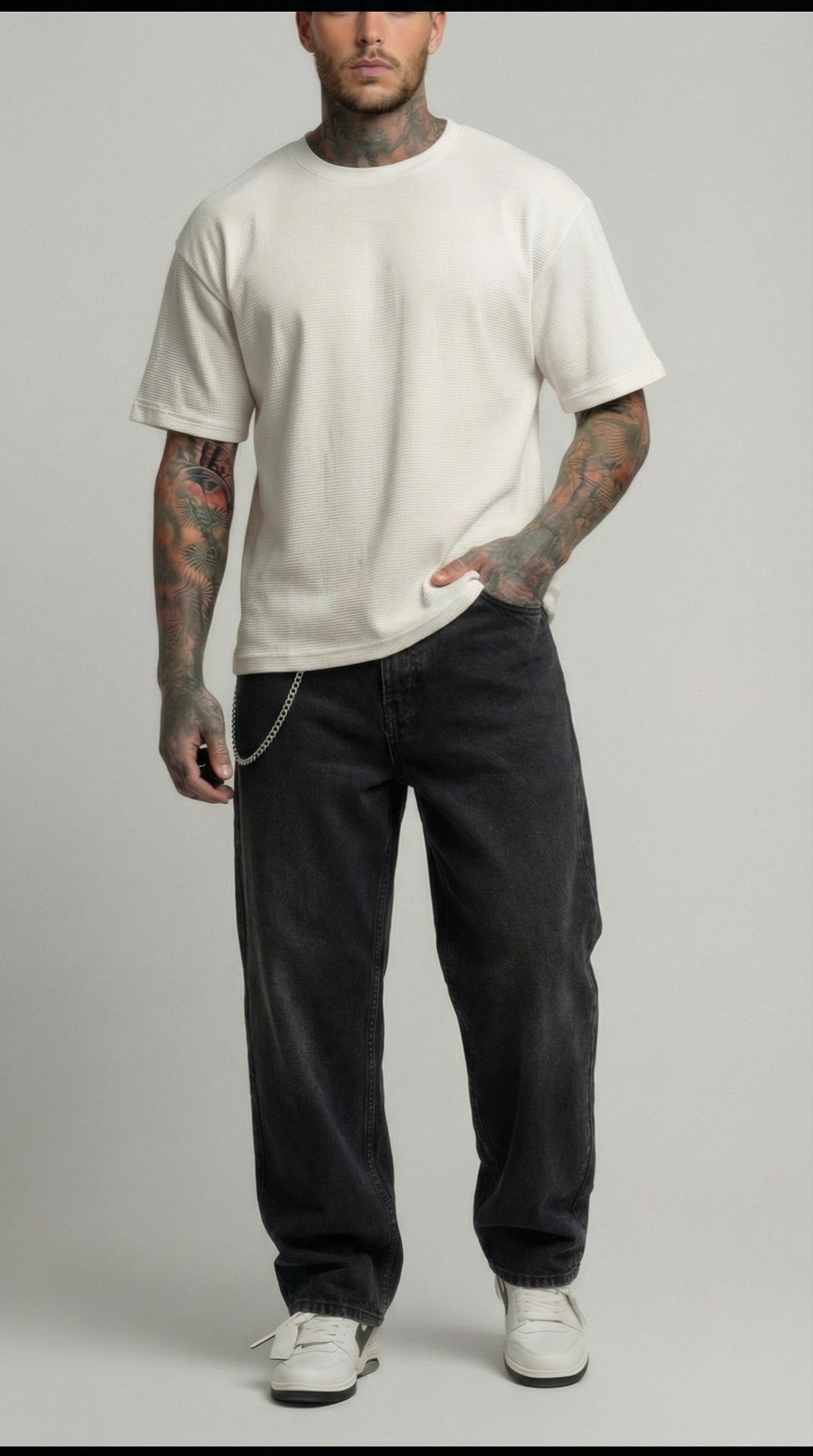 JEANS UOMO  LOOSE FIT  BLACK - ONLY&SONS - ART. 22026778