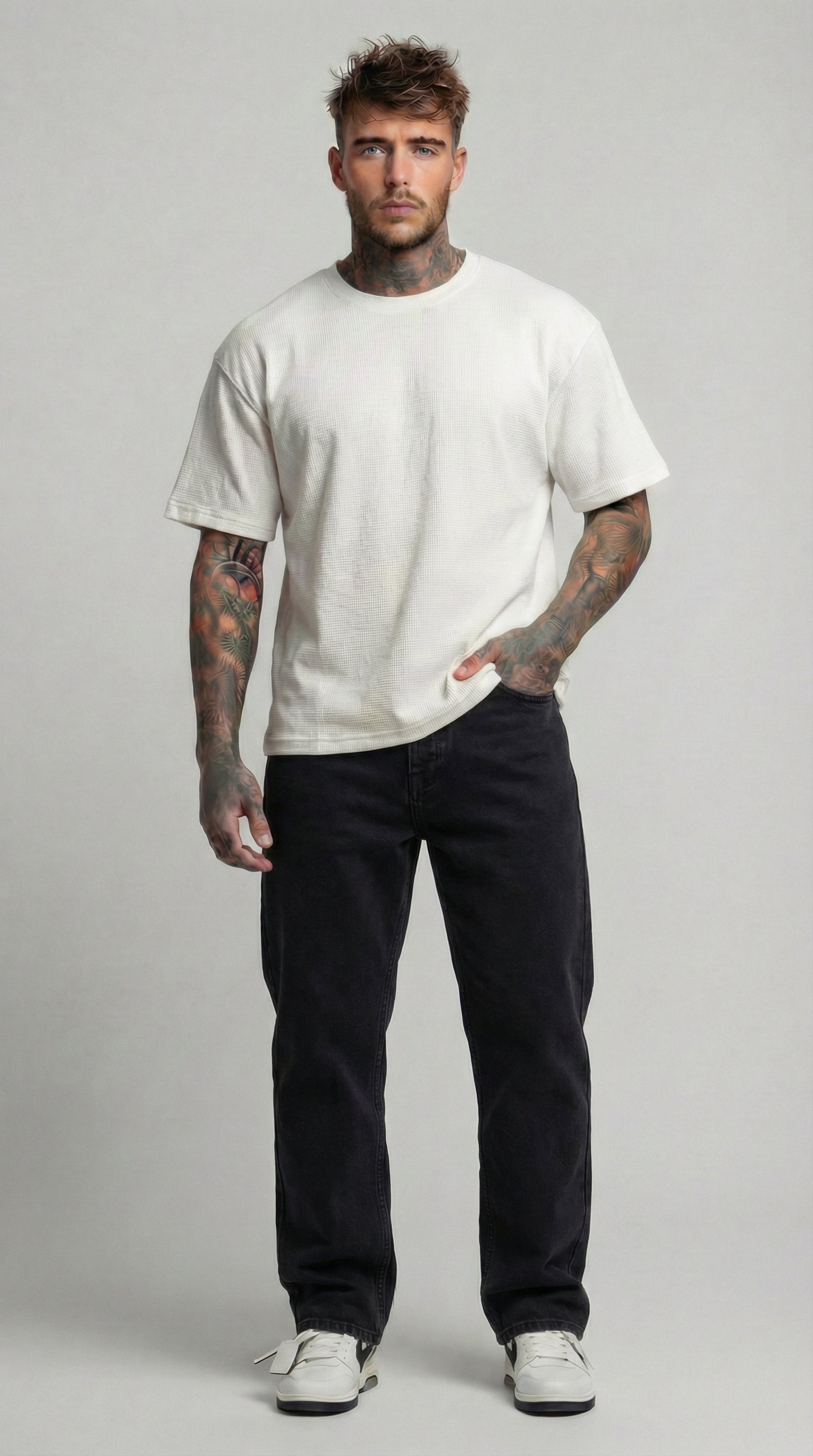 JEANS UOMO EDGE STRAIGHT PIU' COLORI  - ONLY&SONS - ART. 22036190 COL.  LIGHT BLUE DENIM