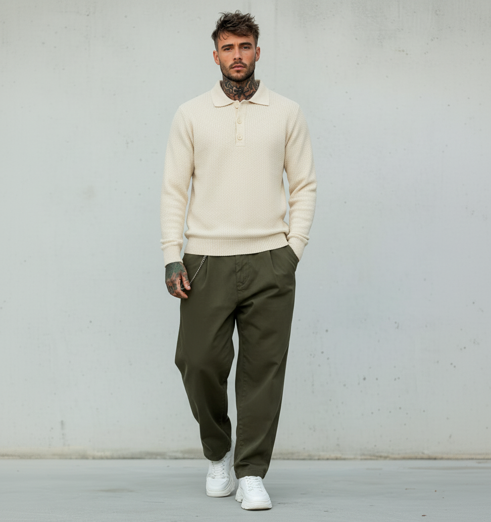 PANTALONE - BERNA - ART. 246110324 - COL. AVOCADO