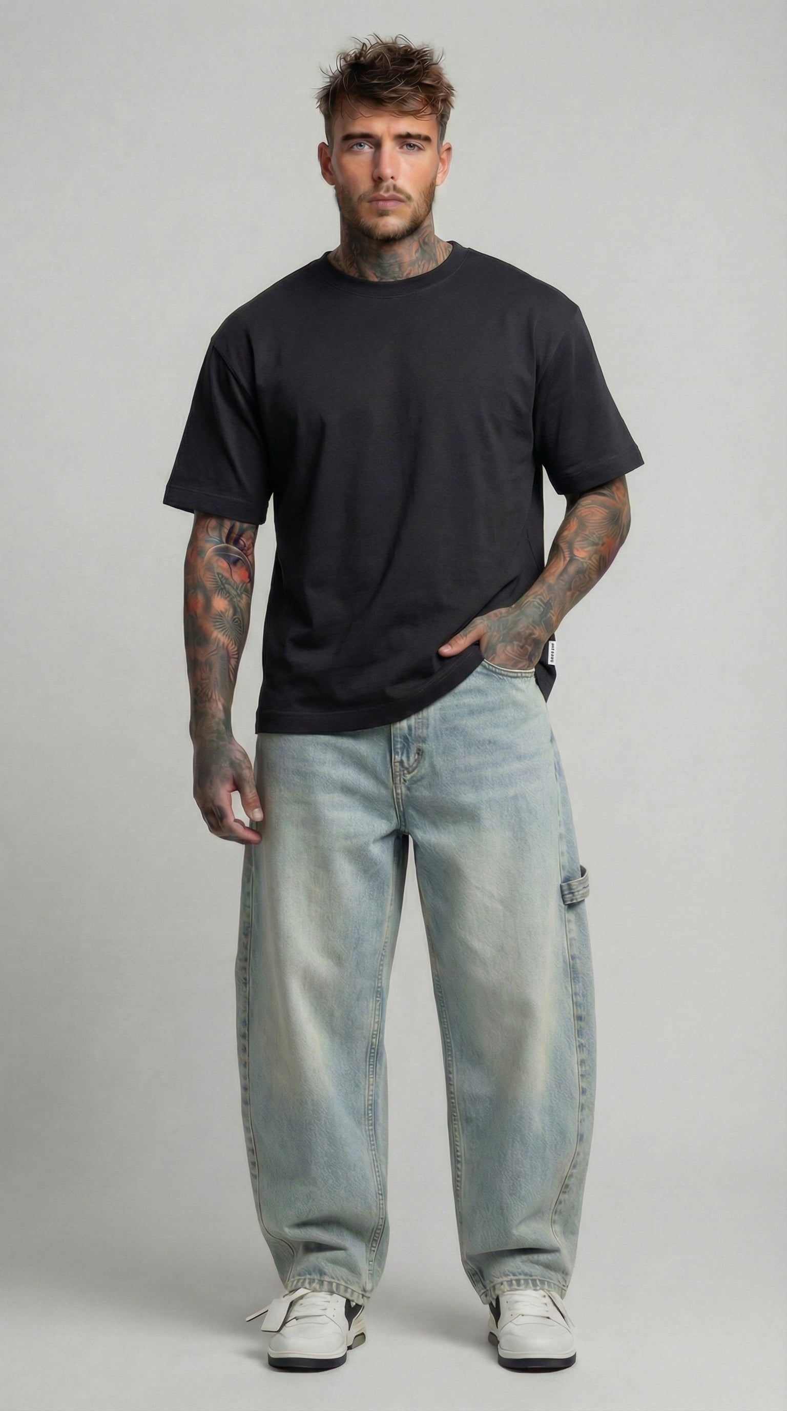 T-SHIRT OVERSIZE INTERLOCK PIU' COLORI - BERNA - ART. 261094  - 252023 - 251088