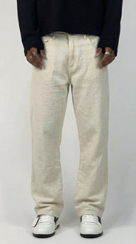 PANTALONE UOMO  LINO CROPPED  PIU' COLORI - BERNA - ART. 261209