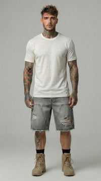 T-SHIRT UOMO IN LINO - PIU' COLORI  - BERNA - ART. 261216
