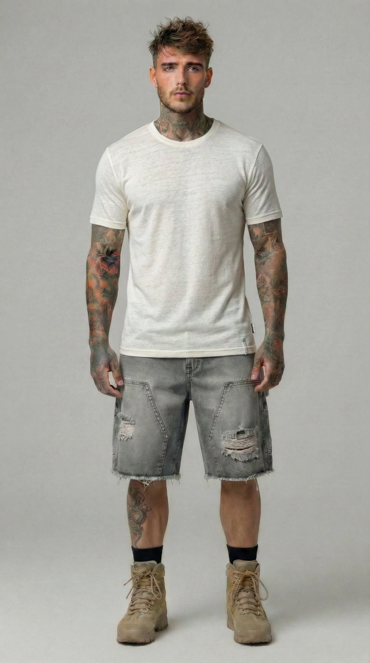 T-SHIRT UOMO IN LINO - PIU' COLORI  - BERNA - ART. 261216