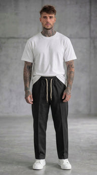 PANTALACCIO UOMO IN MISTO LINO VISCOSA  - BERNA - ART. 261226