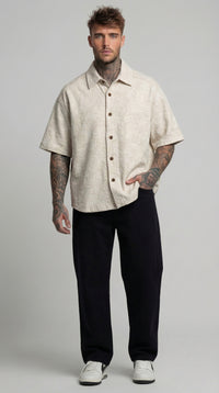 CAMICIA M/M PAISLEY RICAMATO - BERNA - ART. 261255-30