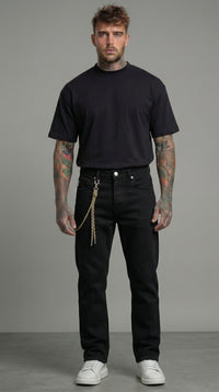 JEANS CROPPED BULL BASICO  PIU' COPLORI  UOMO   BERNA - ART.261274