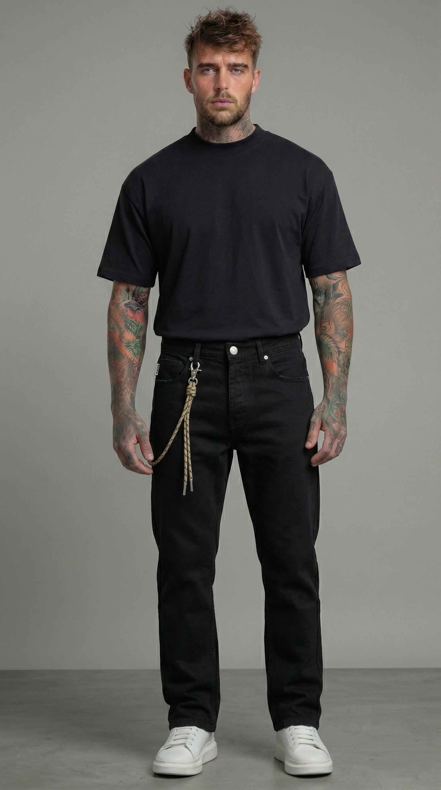 JEANS CROPPED BULL BASICO  PIU' COPLORI  UOMO   BERNA - ART.261274