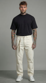 JEANS CROPPED BULL BASICO  PIU' COPLORI  UOMO   BERNA - ART.261274