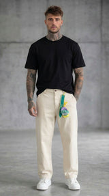 PANTALONE BERNA  STRAIGHT FIT CON MAXI PASSANTI + COLORI  ART 261283