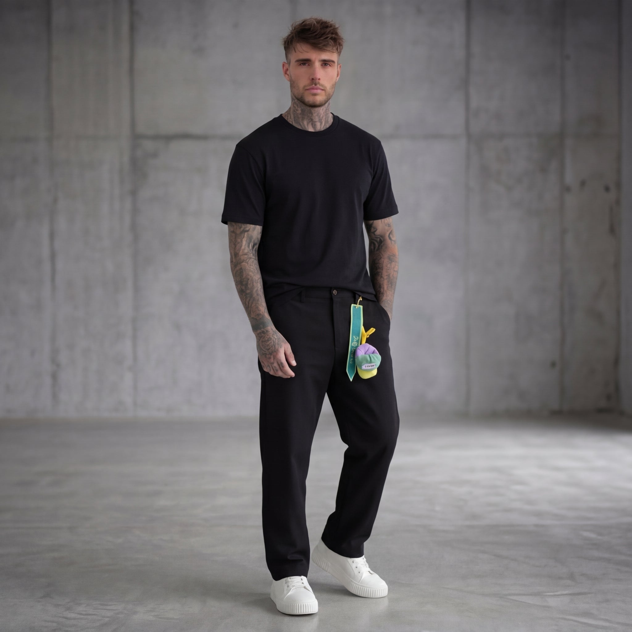 PANTALONE BERNA  STRAIGHT FIT CON MAXI PASSANTI + COLORI  ART 261283