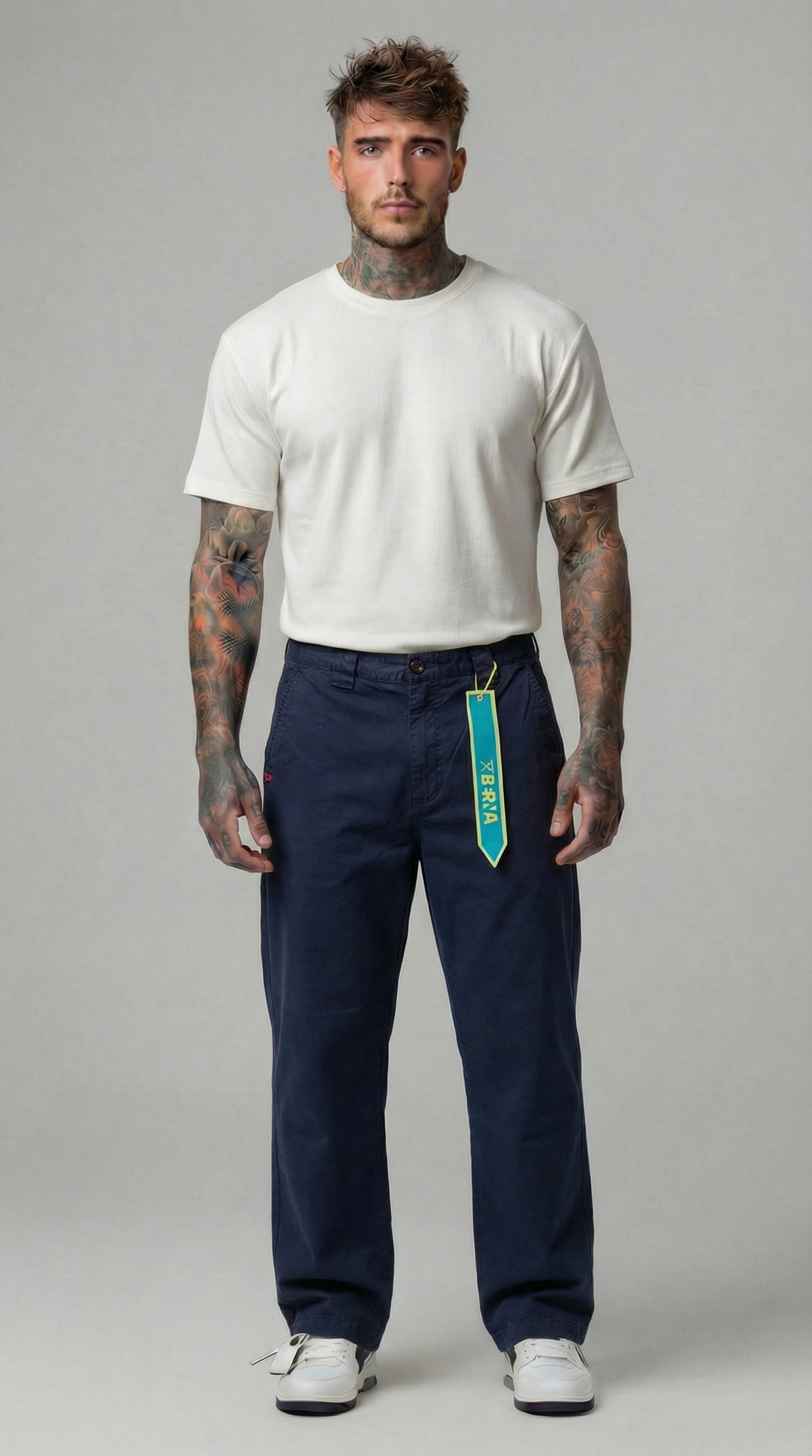 PANTALONE STRAIGHT FIT REGULAR  GABARD PIU' COLORI - BERNA - ART.261295