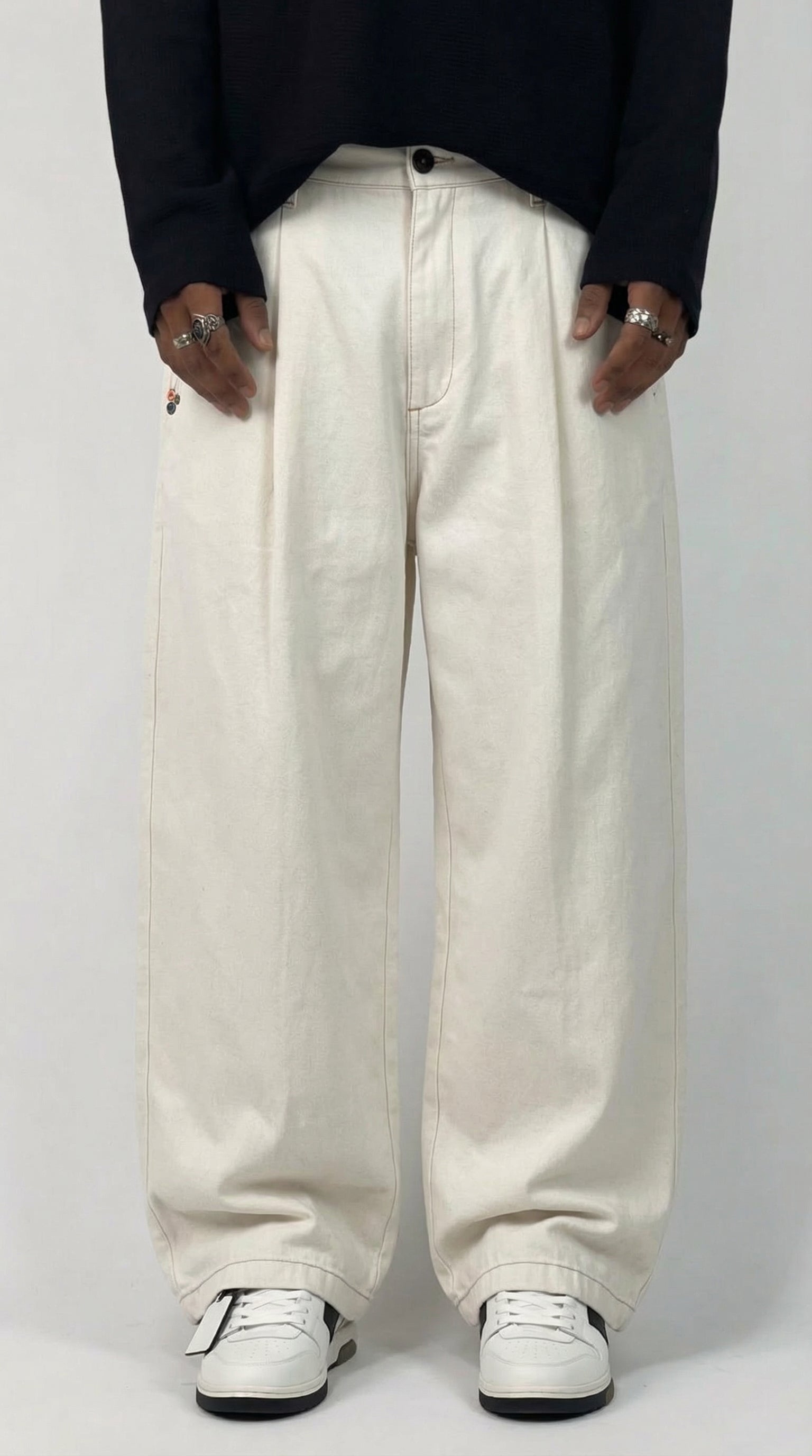 PANTALONE PANNA UOMO  - BERNA - ART. 261401 -128