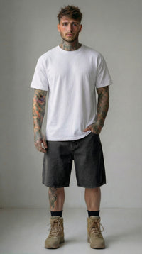 BERMUDA DI JEANS WASHED BLACK - ONLY & SONS  - ART. 22032957