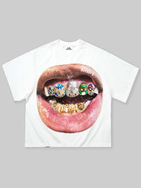 T-SHIRT NOISSEY WHITE BOXYFIT ART BOCCA LUCHA