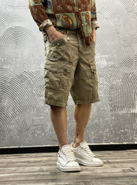 BERMUDA TASCONATO - BERNA -  ART. 22001257 - COL. VERDE MILITARE