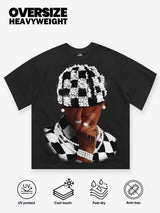 T-SHIRT NOISSEY  BLACK OVERSIZE  ART CAPPELLO PERLE