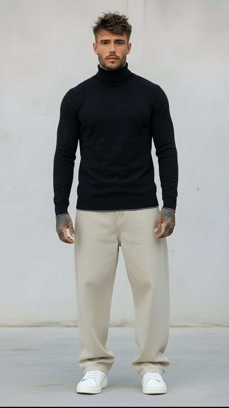 DOLCEVITA TOPPE RICAMATE - BERNA - ART. 2150001 - COL. NERO