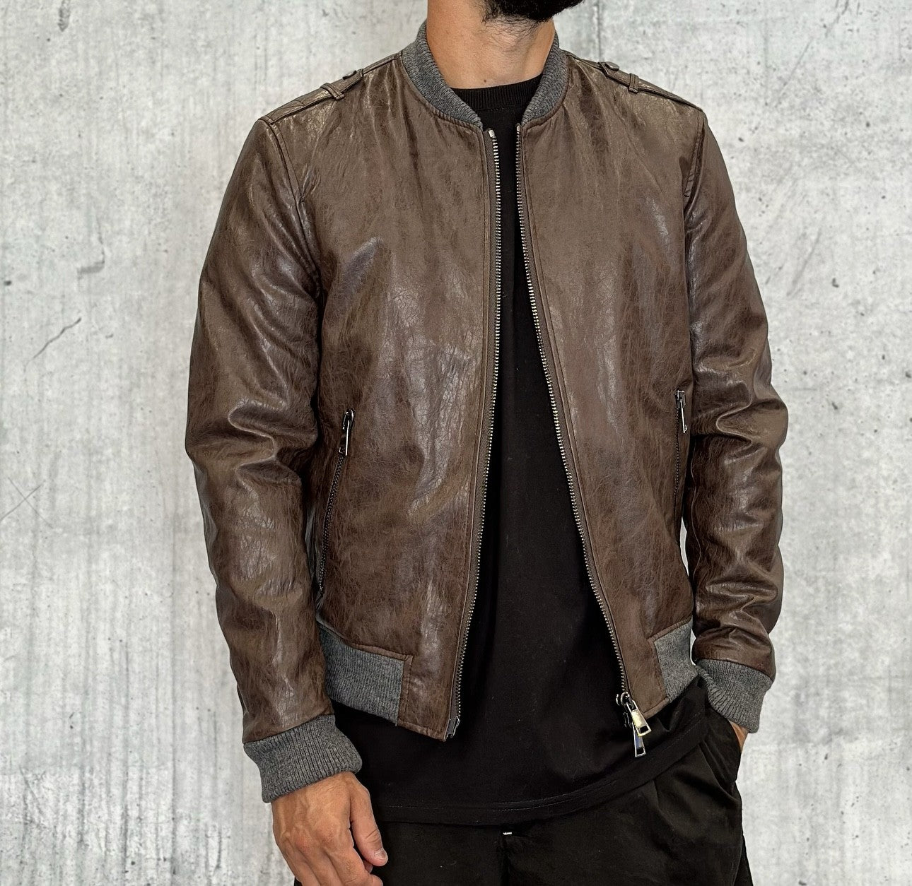 BOMBER GIUBBINO AVIATORE - BERNA - ART. 233244134 - COL. MORO
