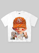 T-SHIRT NOISSEY OVERSIZE BIANCA ART BAD BOY BACI
