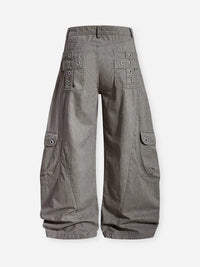 PANTALONI LARGHI MULTITASCHE  VINTAGE   - NOISSEY