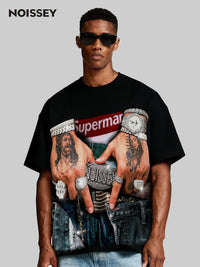 T-SHIRT CROPPED OVER NOISSEY NERO SUPERMAN