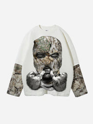 T-SHIRT MANICA LUNGA PASSAMONTAGNA   - NOISSEY