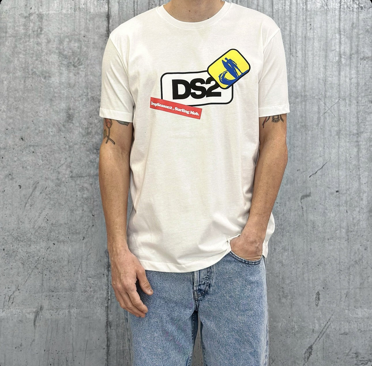 T-SHIRT - DS2 - ART. SS24220 - COL. BIANCO
